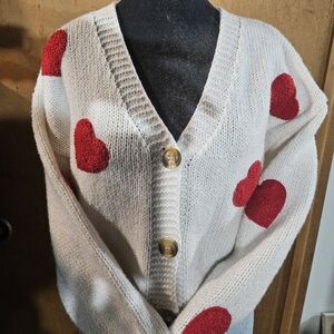 Luna Ivy heart cardigan
